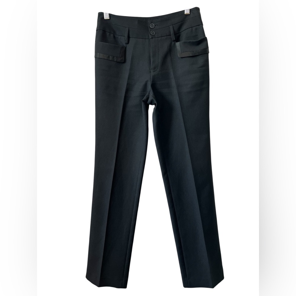 🖤 EUC WANGBILIAO COLLECTION Black Tuxedo Pants | Women’s Sz 4/6